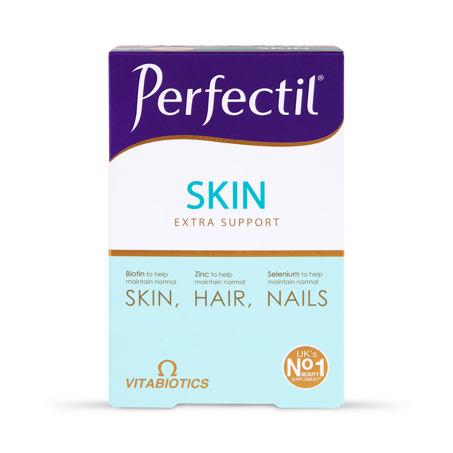 Vitabiotics Perfectil Plus Skin Extra Support Tablets 56 (British brand)