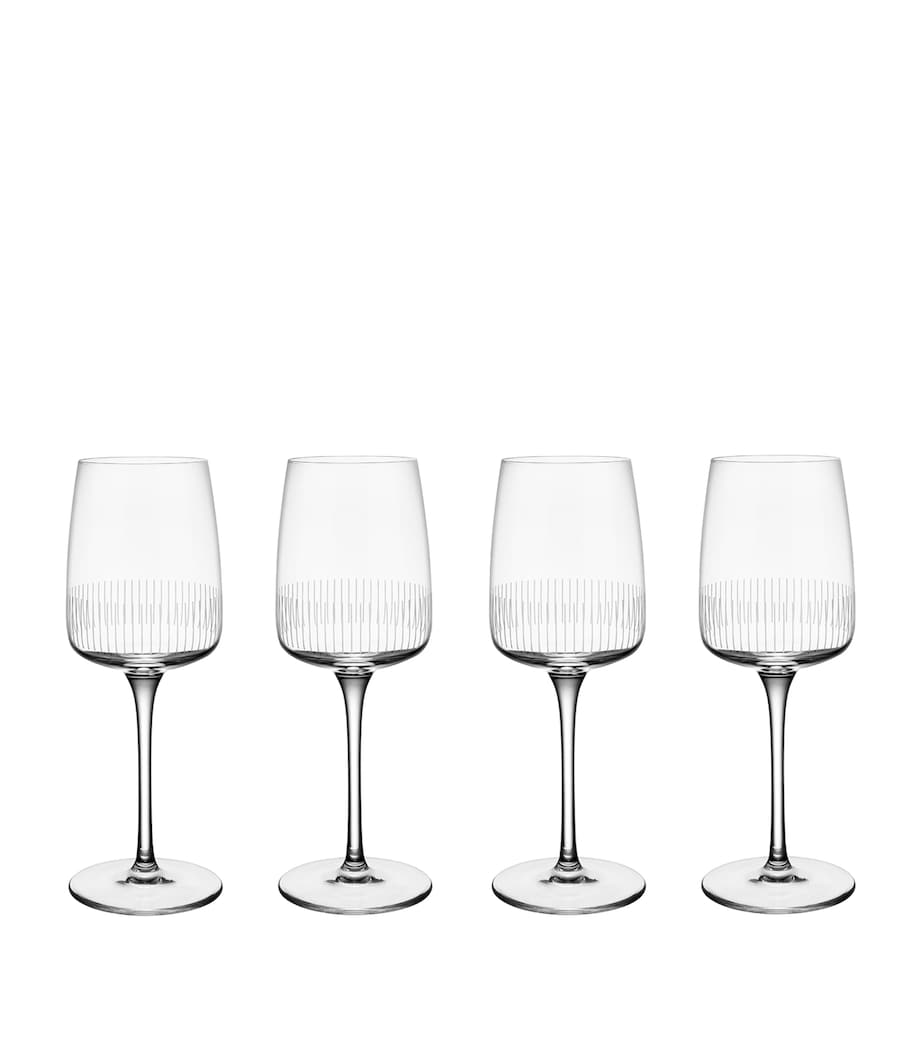 Villeroy & Boch Crystal Afina white wine glasses 125ml (British brand)