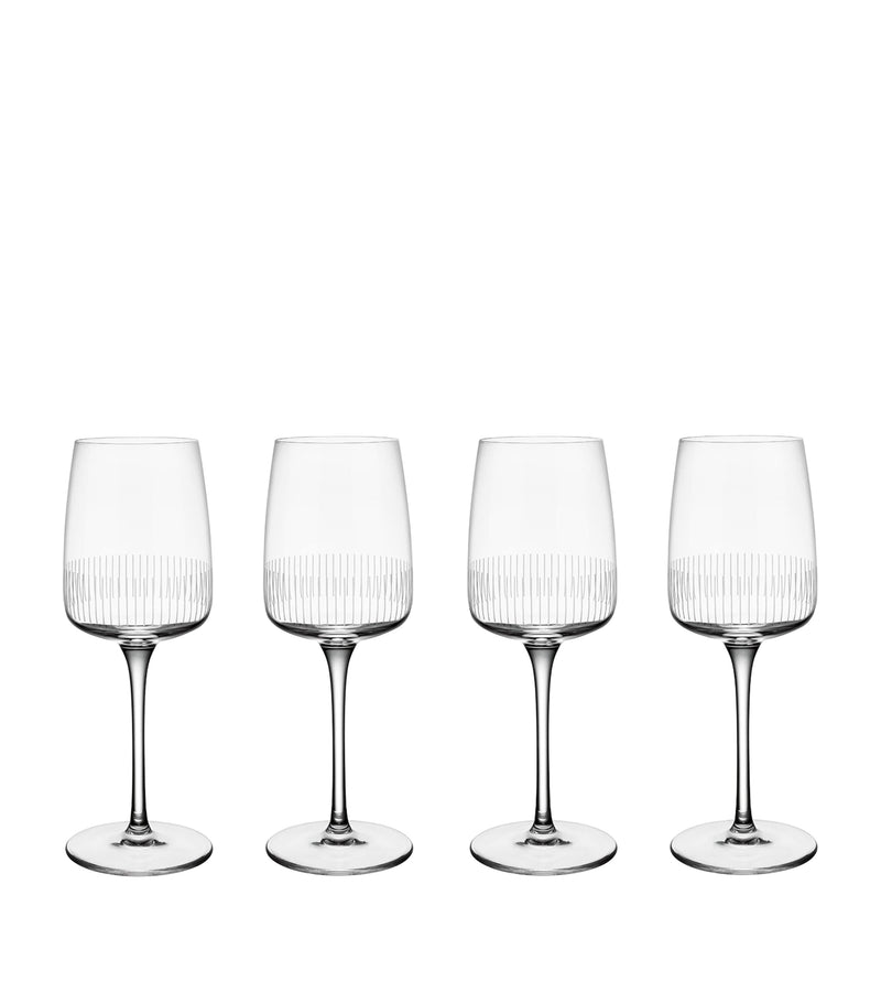 Villeroy & Boch Crystal Afina white wine glasses 125ml (British brand)