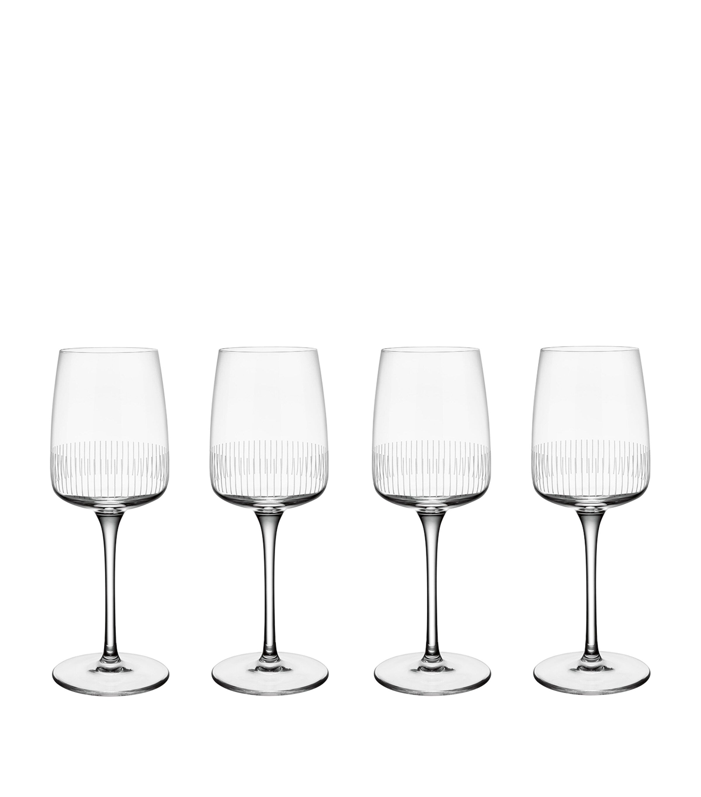 Villeroy & Boch Crystal Afina white wine glasses 125ml (British brand)