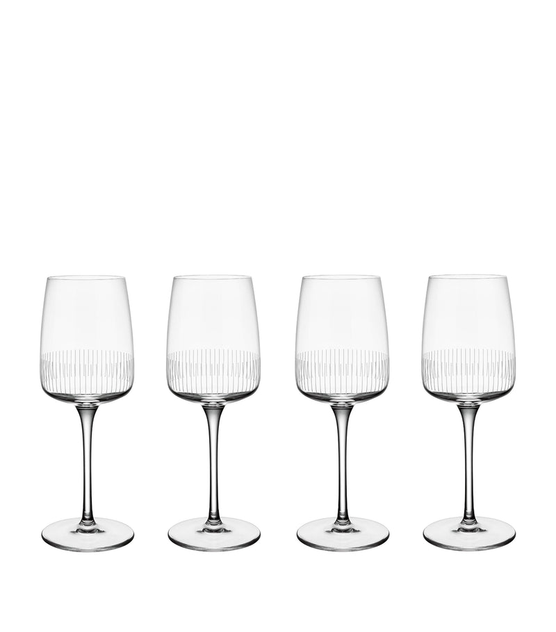 Villeroy & Boch Crystal Afina white wine glasses 125ml (British brand)