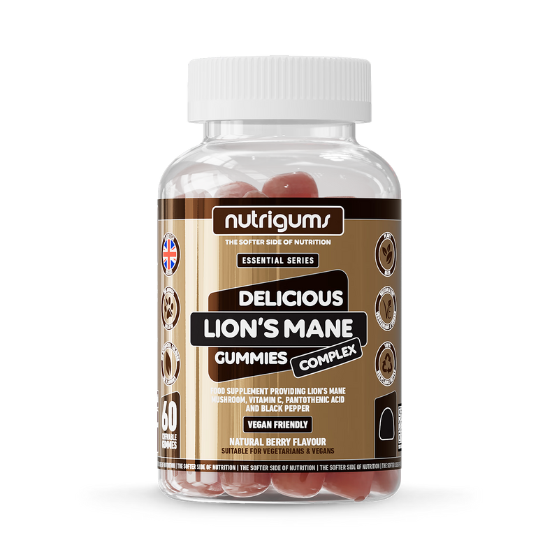 Nutrigums Lion's Mane Complex gummies 60 count, UK version