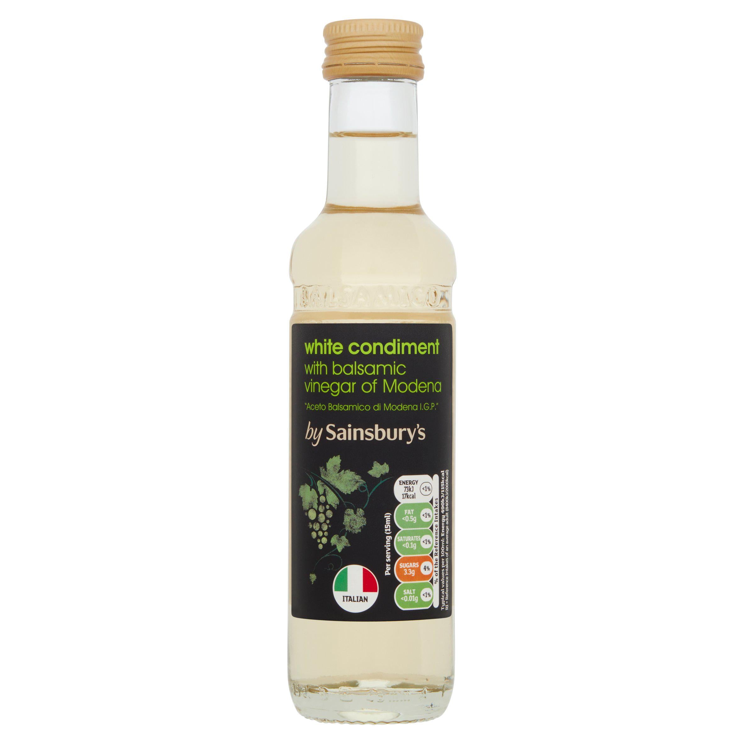 Sainsbury's White Condiment Vinegar 250ml Vinegar Sainsburys   