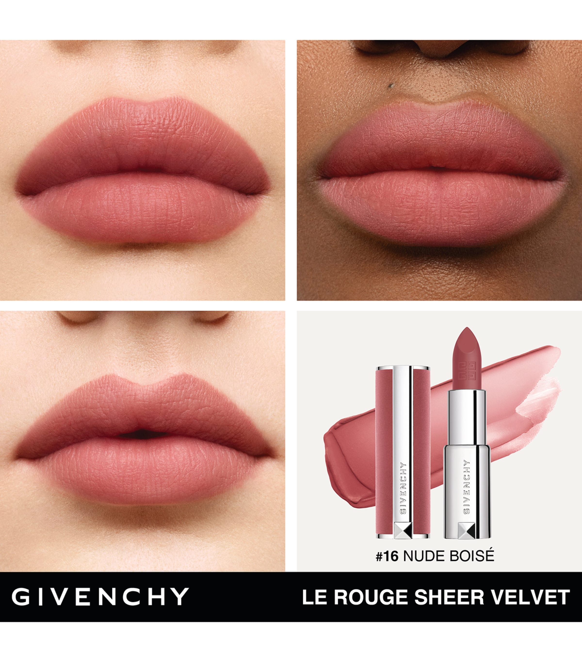 Givenchy Le Rouge Sheer Velvet Refillable Matte Lipstick, UK version