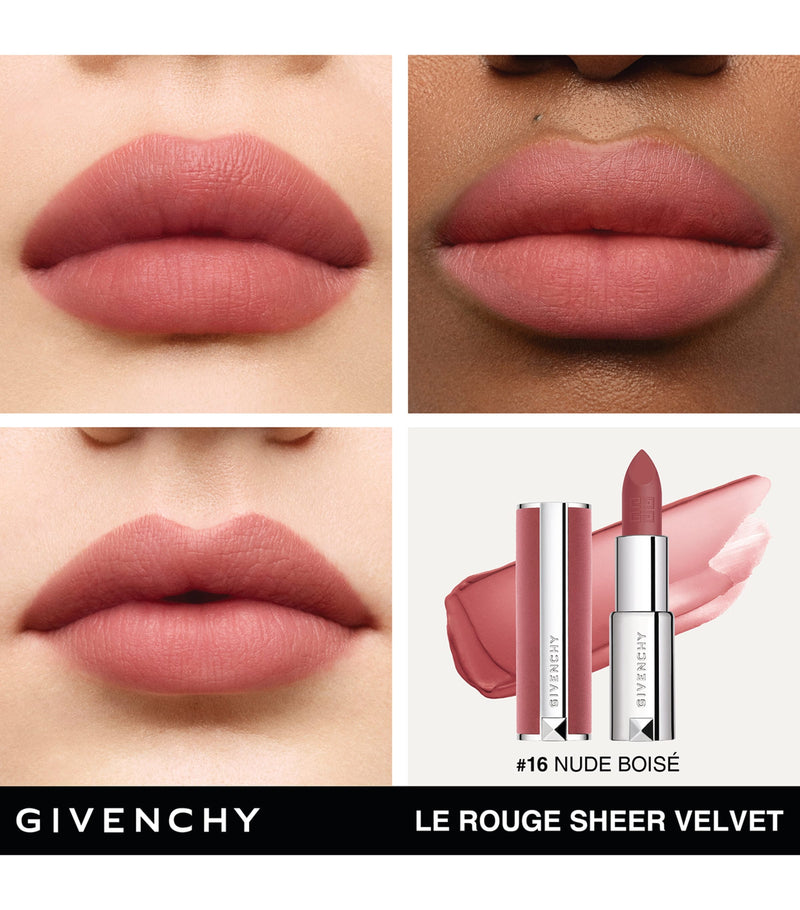 Givenchy Le Rouge Sheer Velvet Refillable Matte Lipstick, UK version