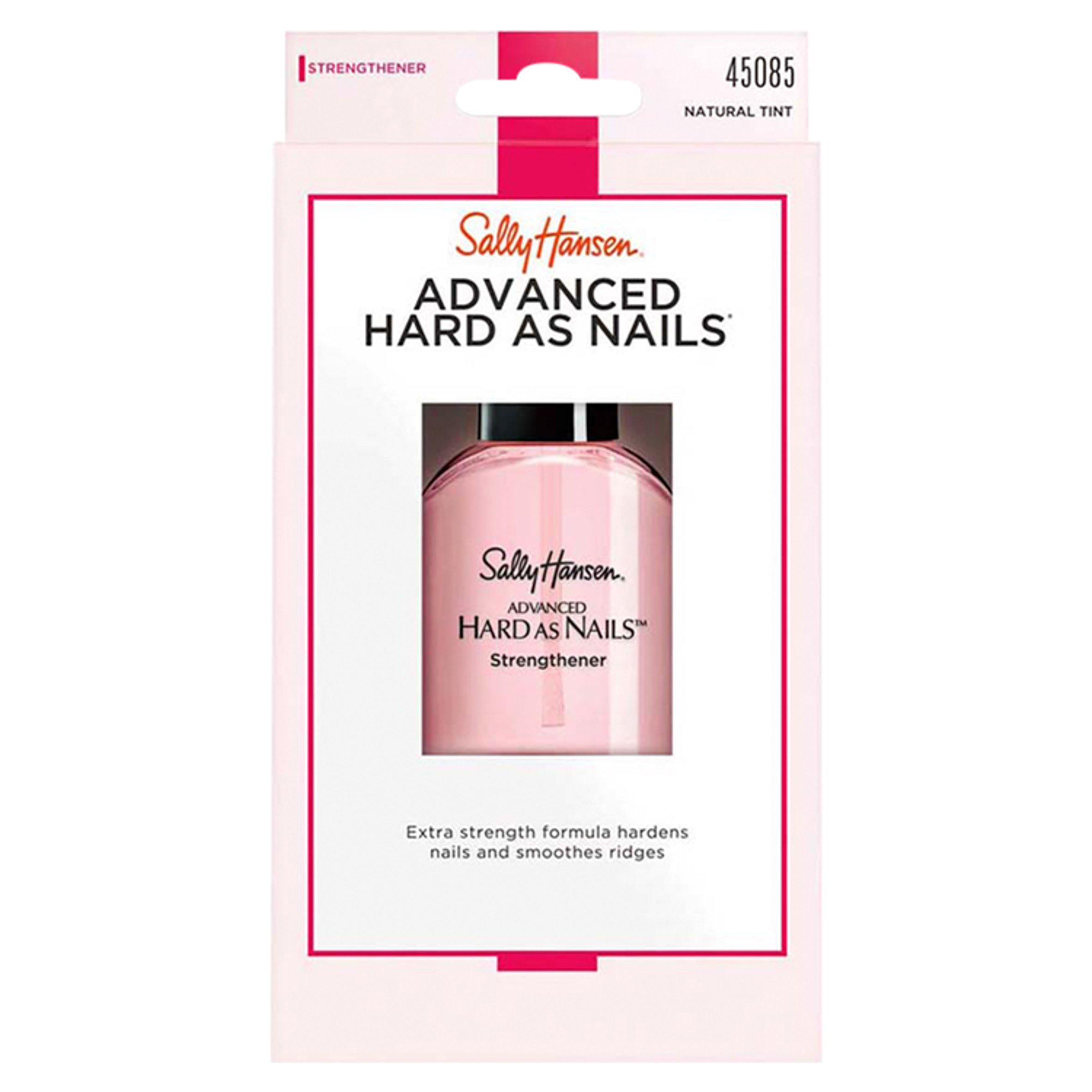 Sally Hansen Advanced Hard As Nails Strengthener Hardener Nail Polish with Nylon Nude 13.3ml Nail accessories Sainsburys   