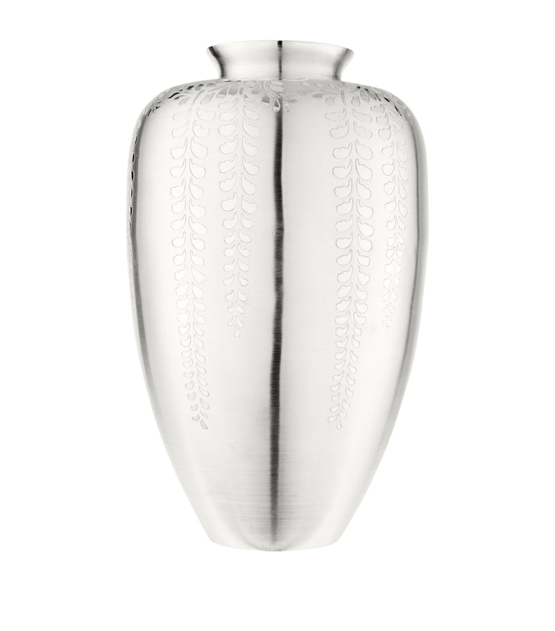 Christofle Chute De Glycines silberne Vase 82cm (Britische Marke)