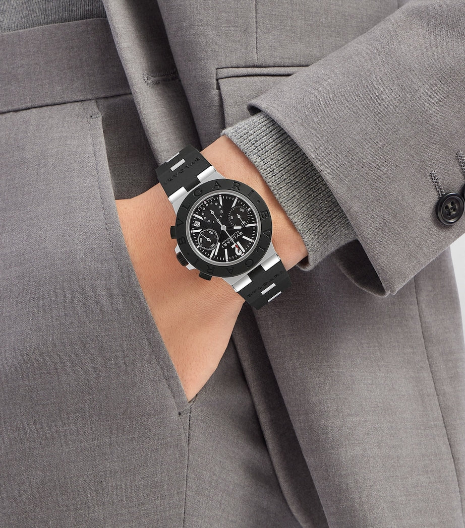 Bvlgari aluminium titanium watch 41mm, imported from the UK