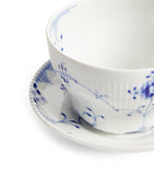 Royal Copenhagen Blue Elements teacup and saucer set, imported from the UK