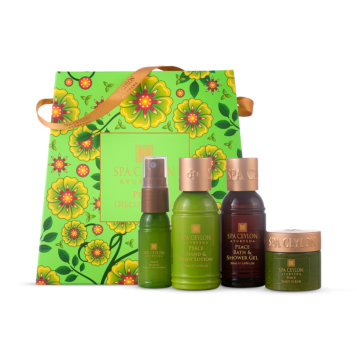 Peace Discovery Set Ayurveda bath body collection - British product