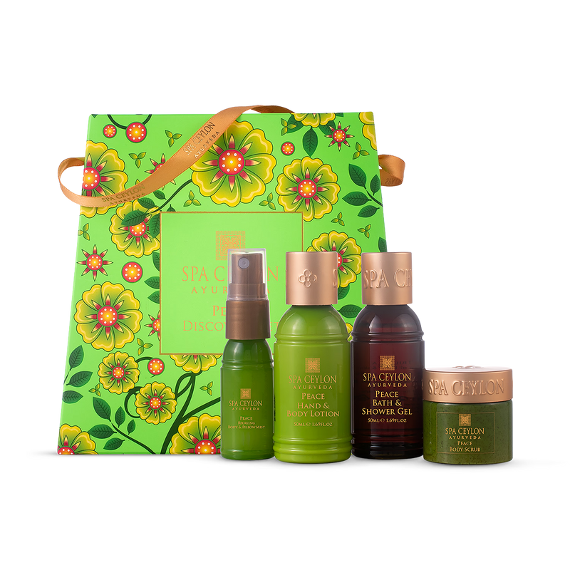 Peace Discovery Set Ayurveda bath body collection - British product