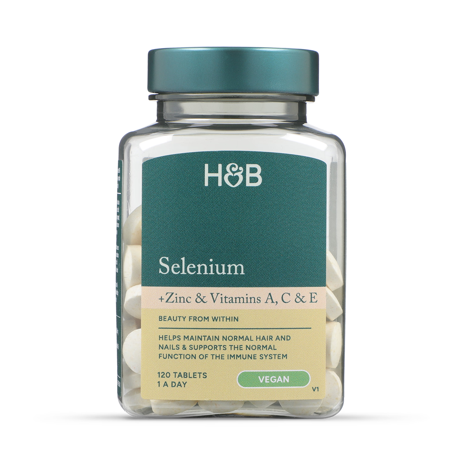 Holland & Barrett Selenium Tablets Zinc & Vitamins A C E 120, UK version