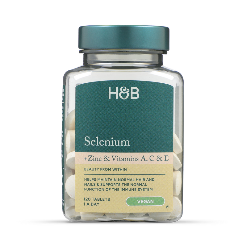 Holland & Barrett Selenium Tablets Zinc & Vitamins A C E 120, UK version
