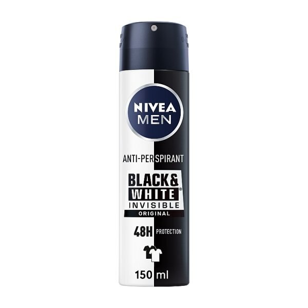 NIVEA MEN  Black & White Anti-Perspirant Deodorant 150ml