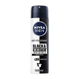 NIVEA MEN  Black & White Anti-Perspirant Deodorant 150ml GOODS Superdrug   