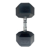 HXGN hex dumbbells pair 2x20kg, imported from the UK