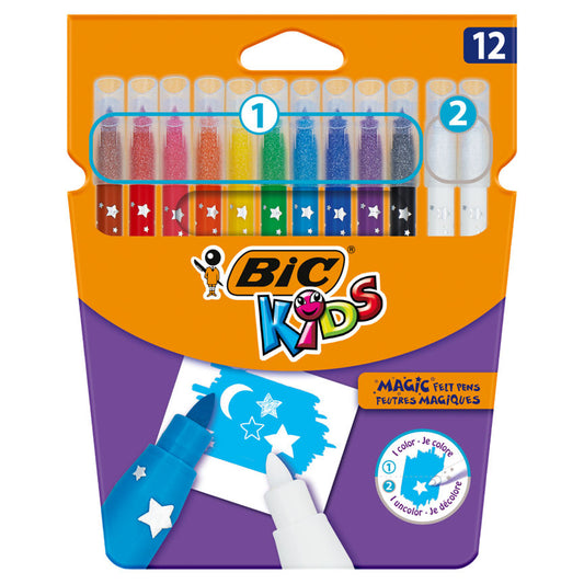 Bic Kids Magic Erasable Felt Tip Pens Office Supplies ASDA   