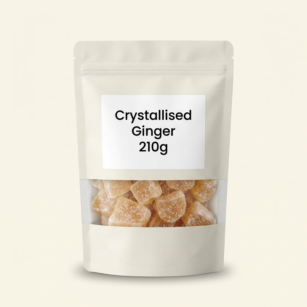Holland & Barrett crystallised ginger 210g, UK version