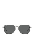 Ray-Ban gunmetal square sunglasses, UK version