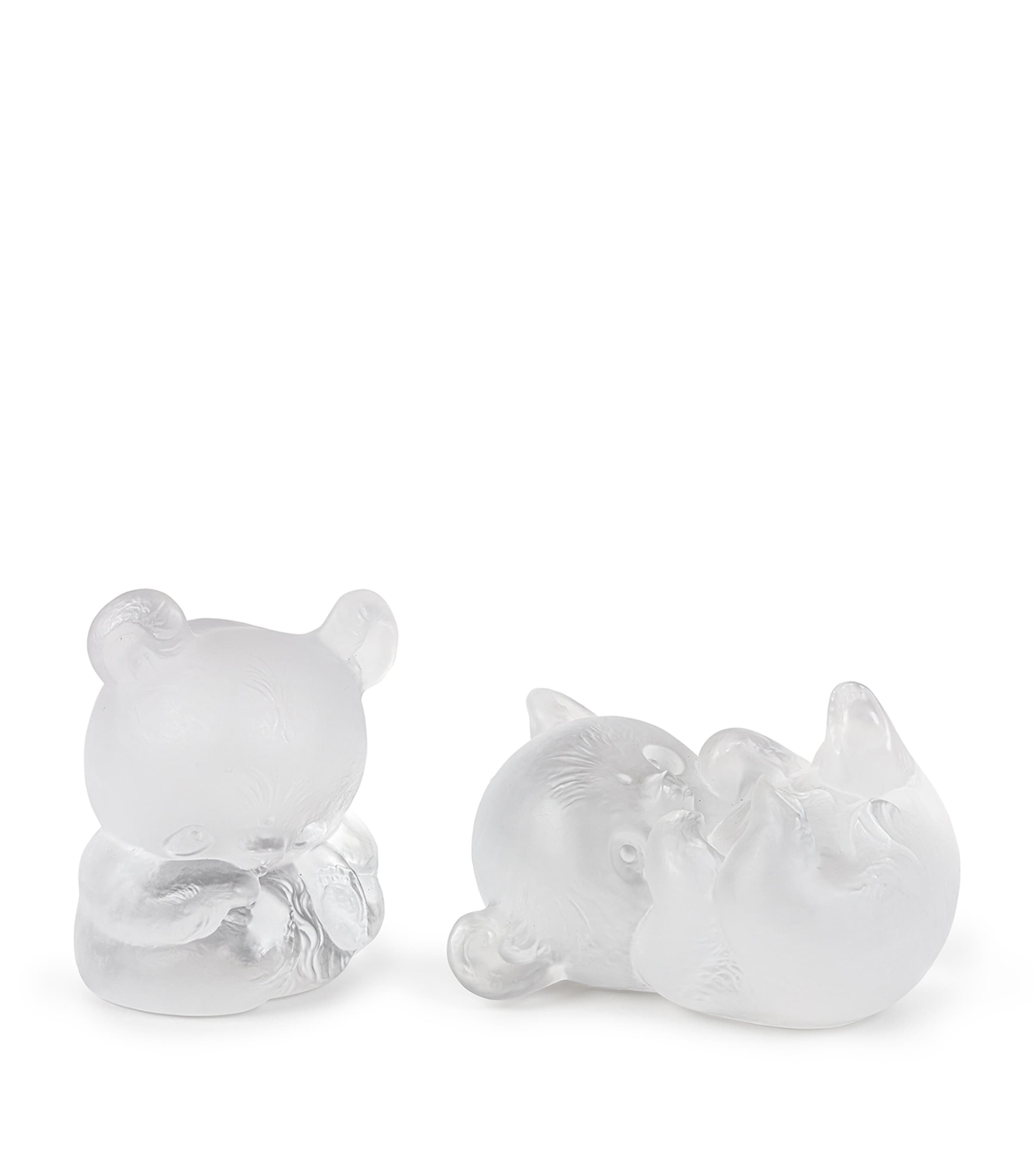 Lalique crystal Yuan-Yuan panda ornament 12cm, UK version