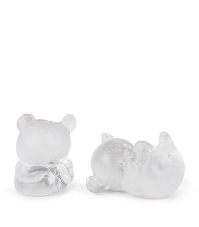 Harrods Lalique x Han Meilin Crystal Yuan-Yuan Panda Ornament 12cm- Buy online at McGrocer