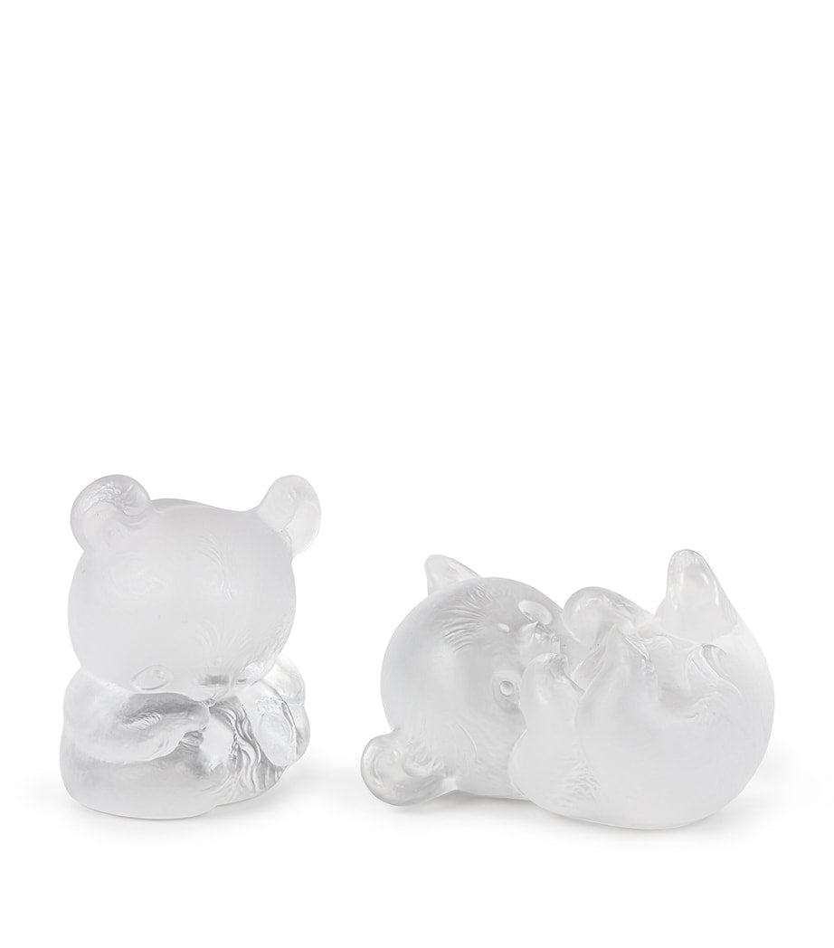 Lalique crystal Yuan-Yuan panda ornament 12cm, UK version