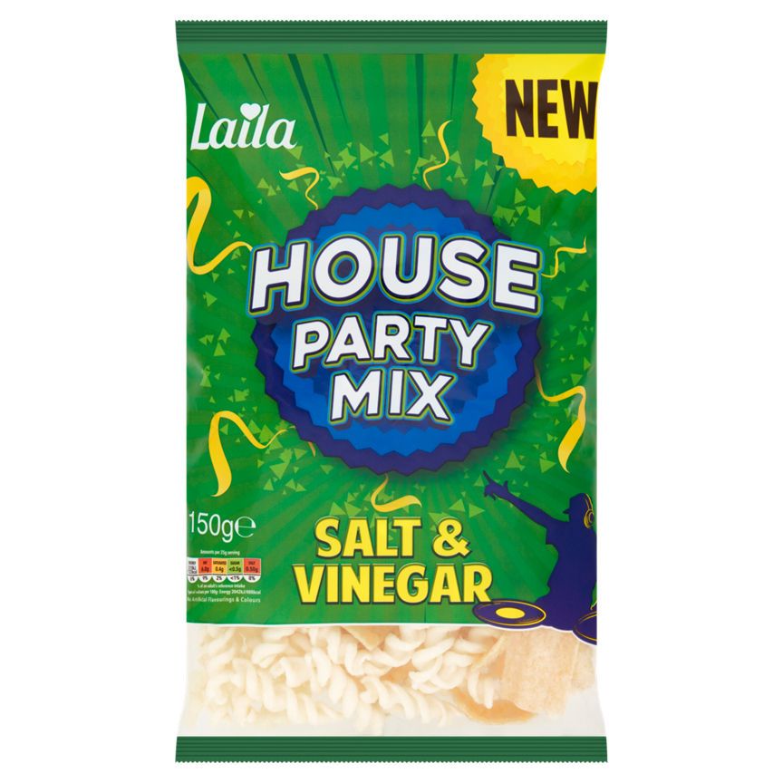 Laila House Party Mix Salt & Vinegar 150g GOODS ASDA   