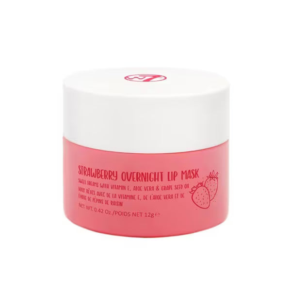 W7 Sweet Dreams Overnight Lip Mask Strawberry 12G (British brand)