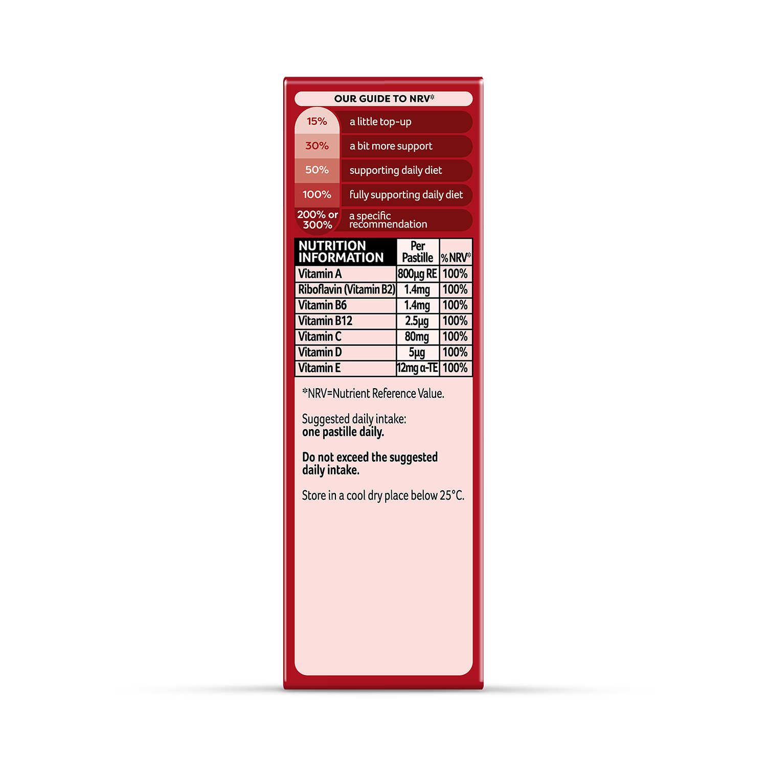 Bassetts adult multivitamins raspberry pomegranate pastilles 30 count (British brand)