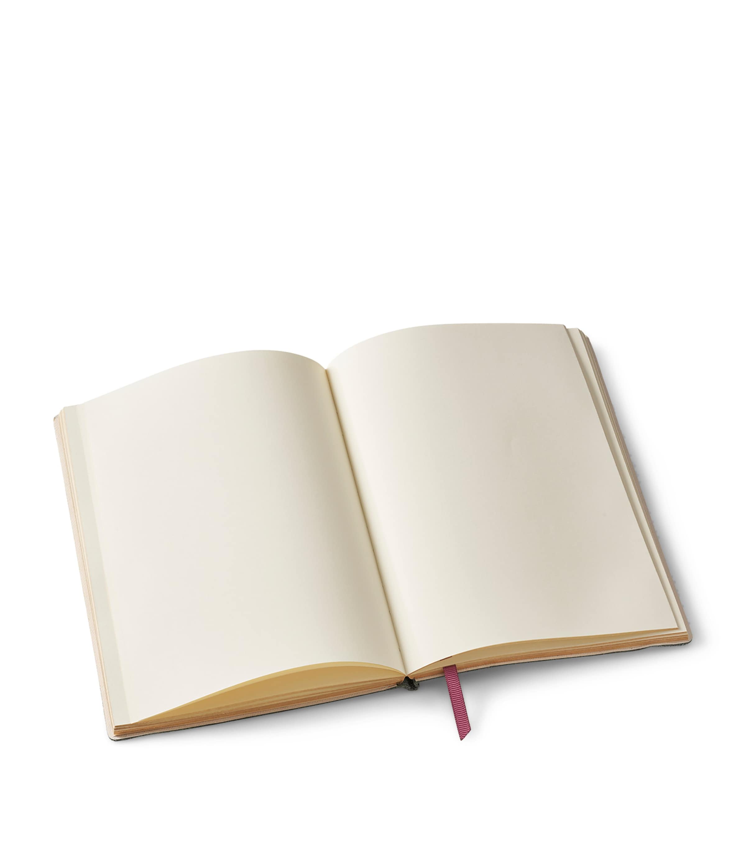 Aspinal of London grained leather bound A5 notebook - British product