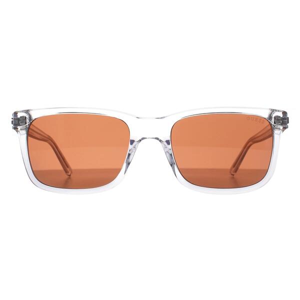 Guess clear brown rectangular sunglasses GU00066 (British brand)