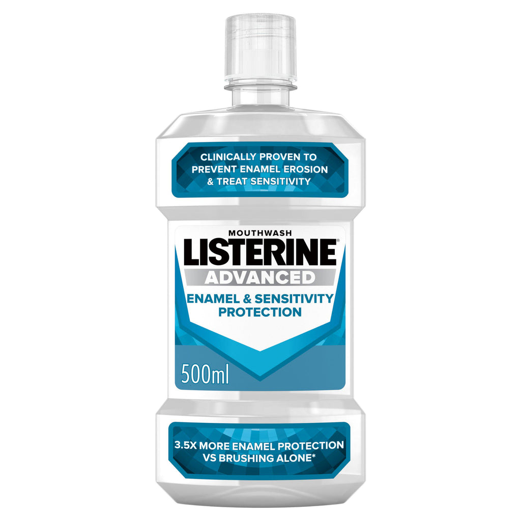 Listerine Advanced Enamel & Sensitivity Protection Mouthwash 500ml