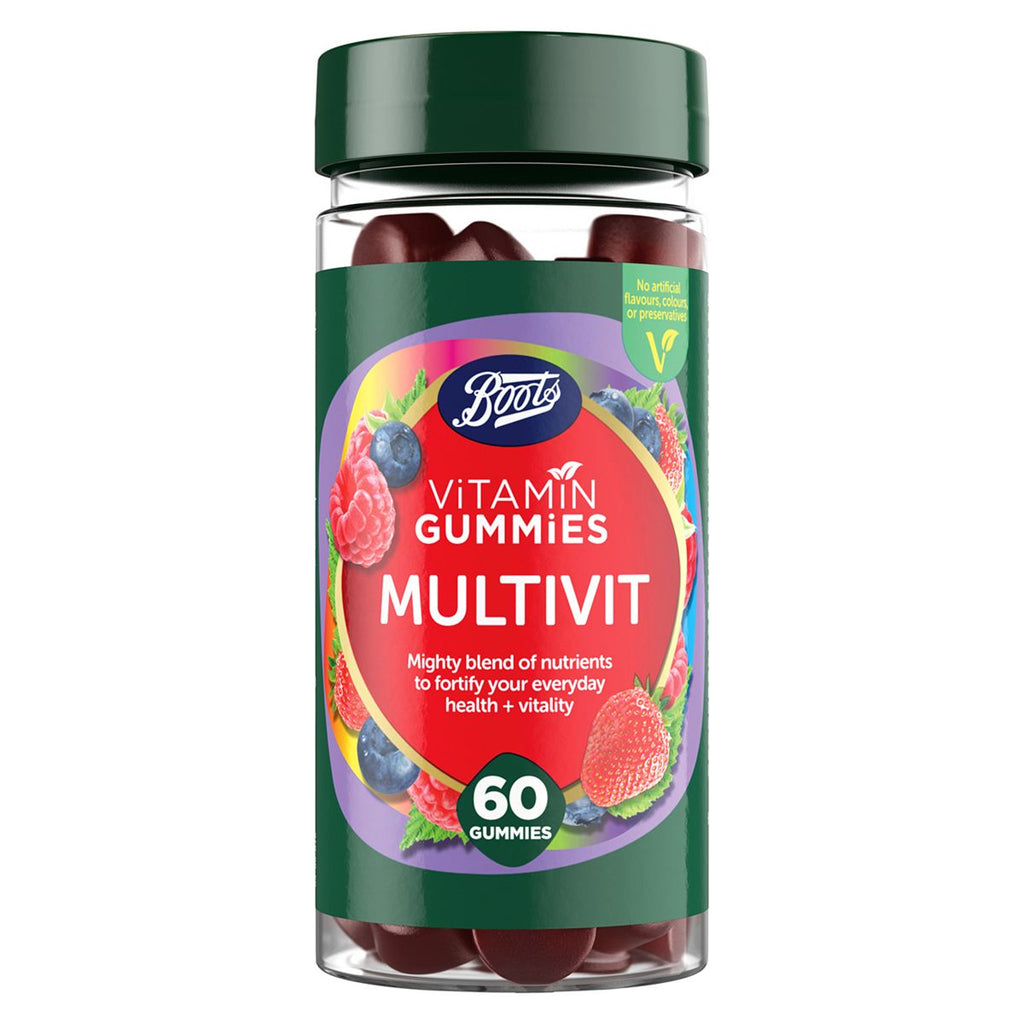 Boots Vitamin Gummies Multivit - 60 Mixed Berry Gummies