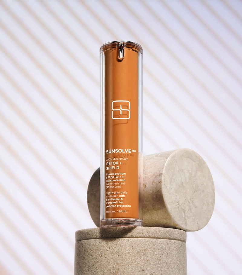 SunsolveMD Detox + Shield SPF 50 sunscreen 48ml (British brand)