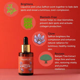 Saabuni illuminating saffron serum 30ml (British brand)