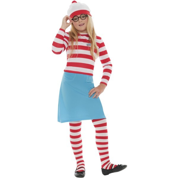 Smiffys Wenda child costume set with hat and glasses, imported from the UK