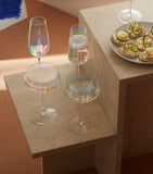 LSA International pearl flute glasses set of two (British brand)