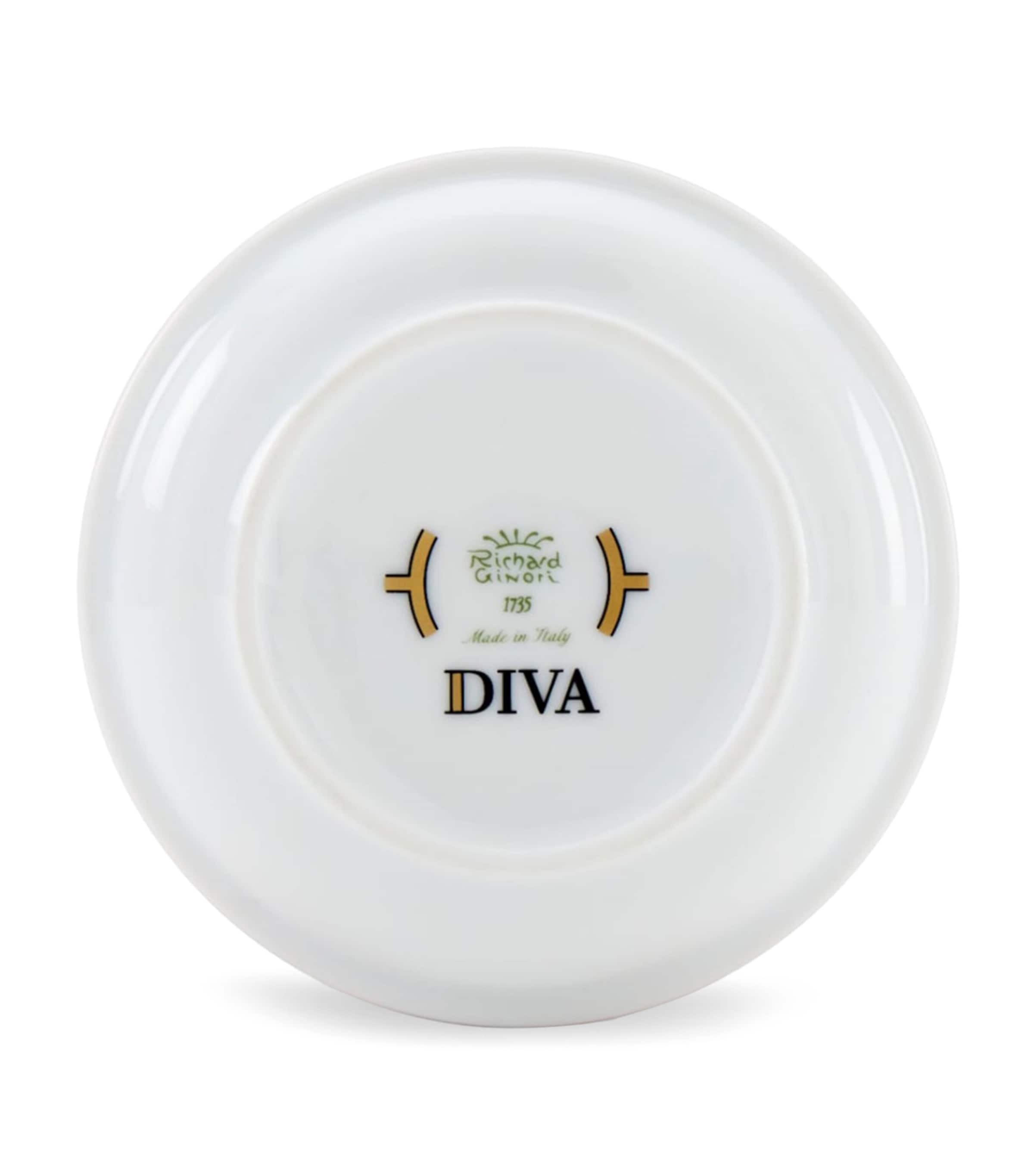 GINORI 1735 Colonna Diva Verde small porcelain bowl 10cm, UK version
