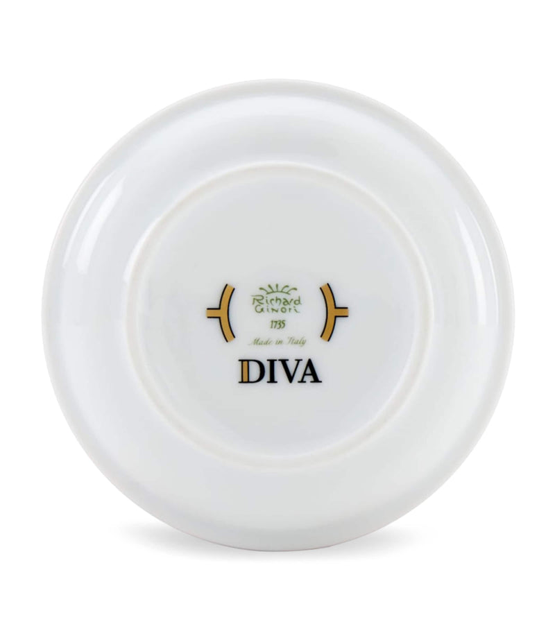 GINORI 1735 Colonna Diva Verde small porcelain bowl 10cm, UK version