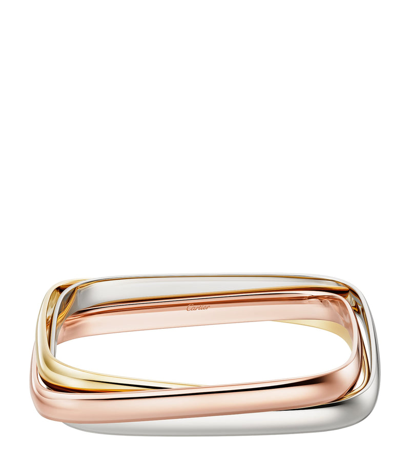 Cartier Trinity bangle three golds - British product