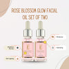 Erth Skin Rose Blossom Facial Oil 2x30ml, imported from the UK