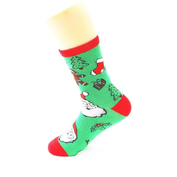 Cozy Noxxiez Soxxiez Christmas socks Green Xmas, imported from the UK
