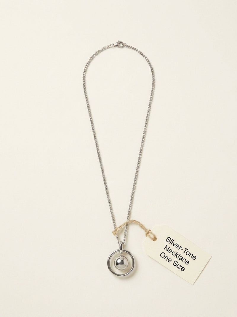 Vivienne Westwood silver-toned Orb necklace with Swarovski crystals - British product