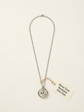 Vivienne Westwood silver-toned Orb necklace with Swarovski crystals - British product