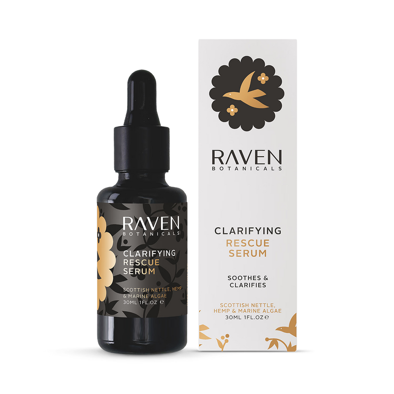 Raven Botanicals Clarifying Rescue Serum 30ml, UK version
