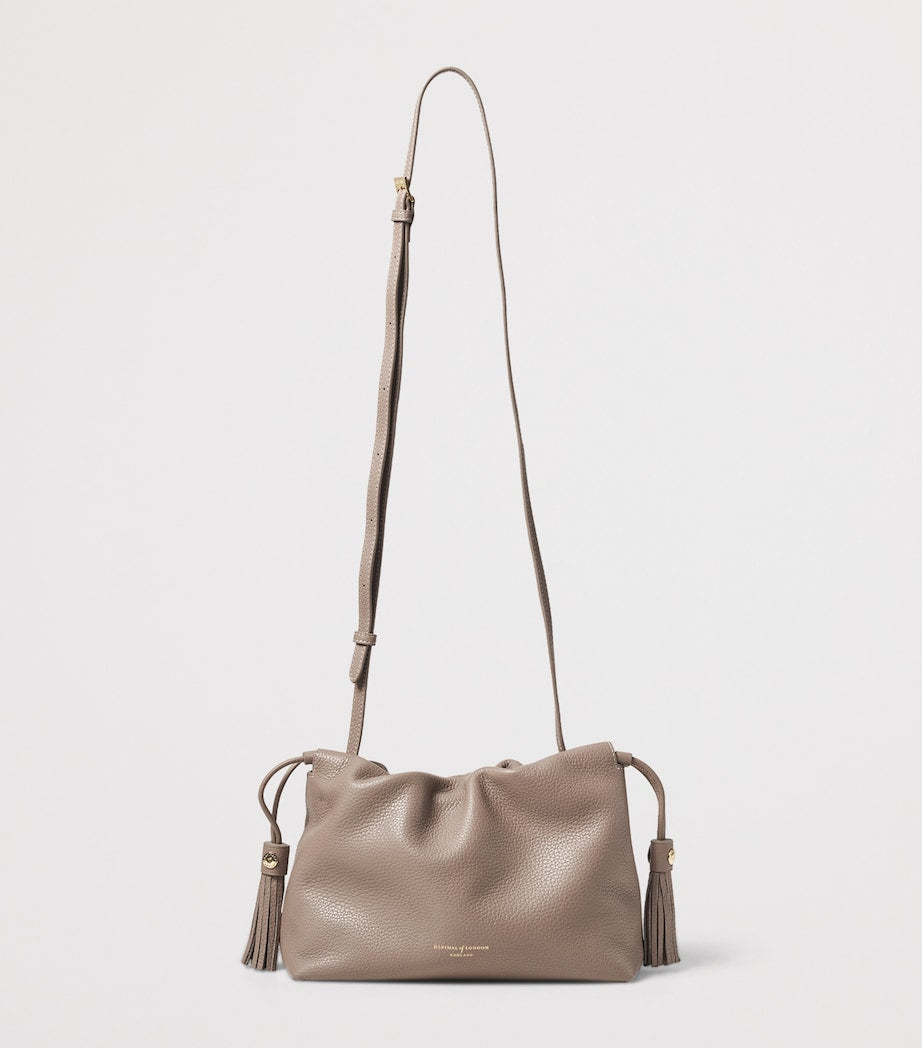 Aspinal of London large cross-body pouch Soho East West, imported from the UK