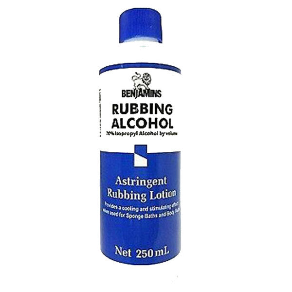 Benjamins Rubbing Alcohol with Isopropyl 250ml - British product