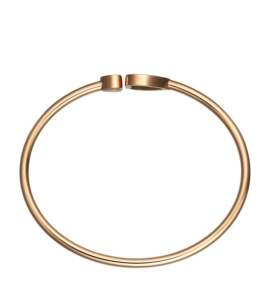 Chopard Happy Hearts rose gold bangle with diamond, imported from the UK