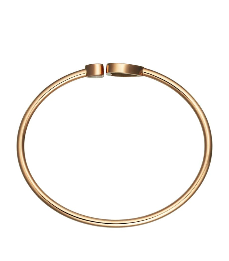 Chopard Happy Hearts rose gold bangle with diamond, imported from the UK
