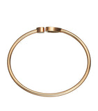 Chopard Happy Hearts rose gold diamond bangle, imported from the UK